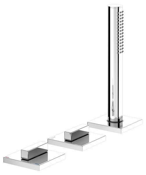Keuco Edition 11 Bath Mixer Dn15 3-Hole Bath Set Deck-Mounted - Chrome