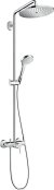Hansgrohe Croma Select S Showerpipe 280 1jet with Manual Shower Mixer - Chrome
