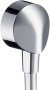 Hansgrohe Fixfit Wall Outlet E Without Non-Return Valve - Brushed Nickel