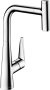 Hansgrohe Talis Select M51 Single Lever Kitchen Mixer 300 with Pull-Out Spout, Single Spray Mode - Chrome