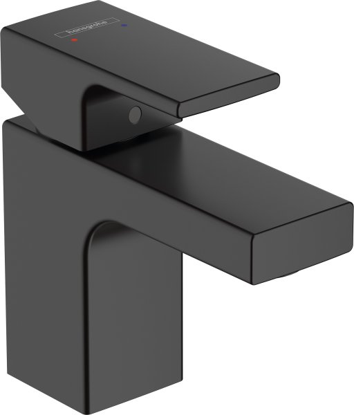 Hansgrohe Vernis Shape Single Lever Basin Mixer 70 with Pop-Up Waste Set - Matt Black