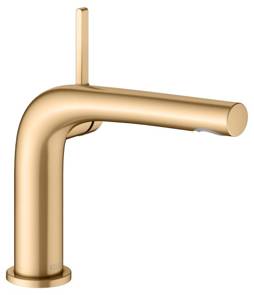 Keuco Edition 400 Single Lever Basin Mixer 120 - Brushed Brass