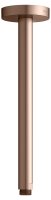 Keuco 300mm Ceiling Mounted Shower Arm with Round Rosette - Brushed Red Gold