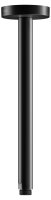 Keuco 300mm Ceiling Mounted Shower Arm with Round Rosette - Matt Black