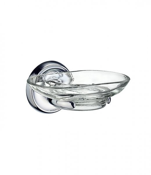 Smedbo Villa Holder with Glass Soap Dish