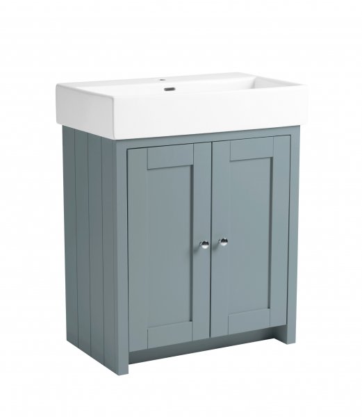 Tavistock Lansdown Mineral Blue 700mm Freestanding Unit & Basin