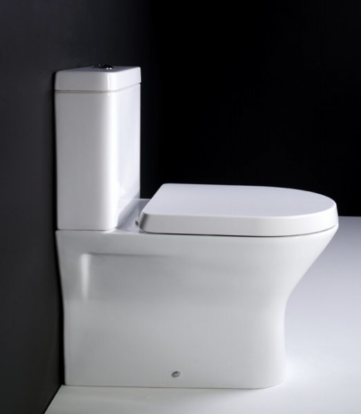 RAK Resort Mini Close Coupled Back To Wall WC Pan With Sandwich Soft Close Seat