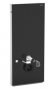 Geberit Monolith Black Glass 114cm Sanitary Module for Wall Hung WC with Straight Connector