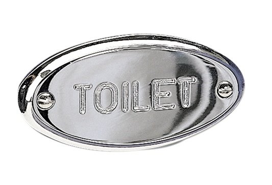 Miller Classic Toilet Sign