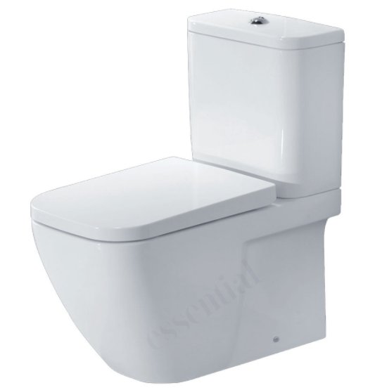 Essential Fushsia Close Coupled Back to Wall WC Pack with Soft Close Seat
