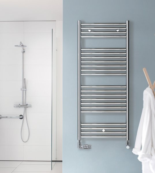 Zehnder Klaro Towel Rail 1466 x 600mm - Chrome