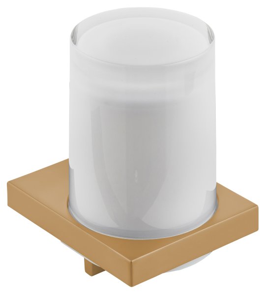 Keuco Edition 11 Lotion Dispenser with Holder & Pump Chrome - Brushed Bronze