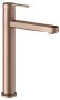 Keuco IXMO Single Lever Basin Mixer 213 (Flat Round Rosette) - Brushed Red Gold
