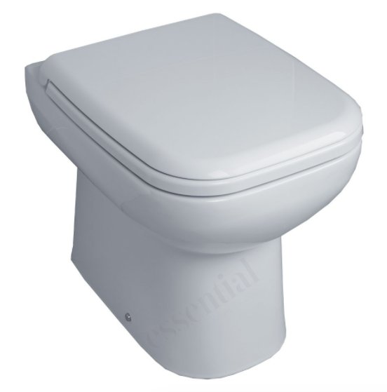 Essential Violet Back to Wall Pan inc Soft Close Seat