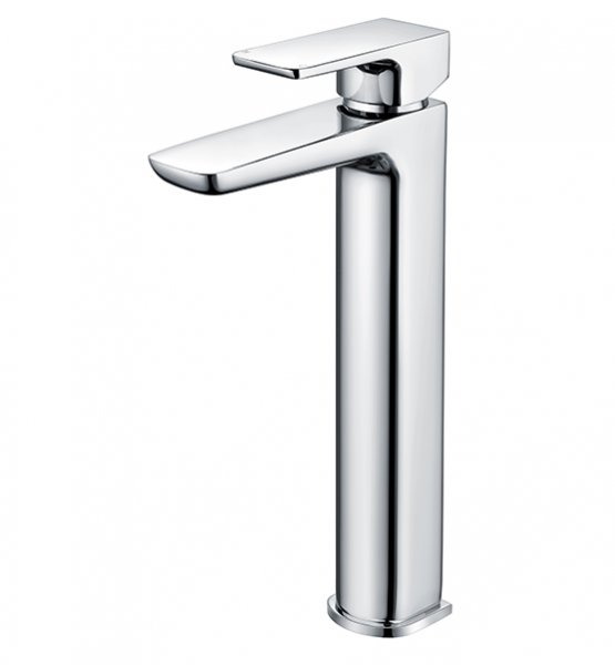 RAK Moon Chrome Tall Mono Basin Mixer Tap With Clicker Waste