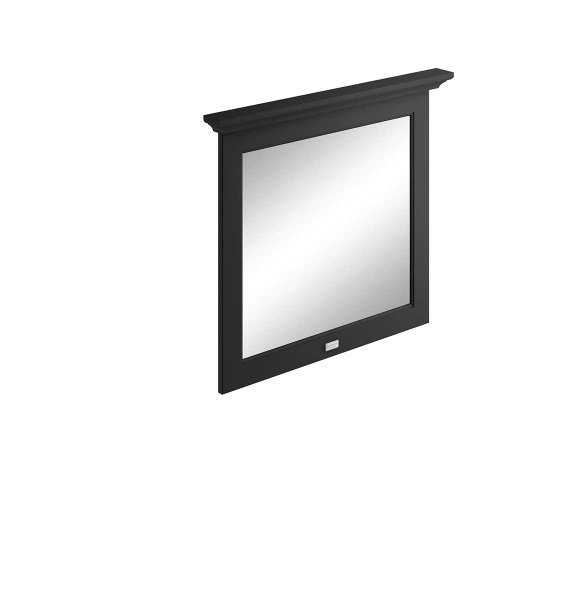 Bayswater 800mm Matt Black Flat Mirror