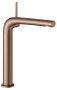 Keuco Edition 400 Single Lever Basin Mixer 240 - Brushed Red Gold