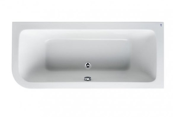 Ideal Standard Concept 170 x 75cm Asymmetric Bath - Right Hand