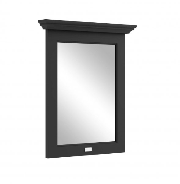 Bayswater 600mm Matt Black Flat Mirror