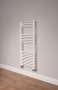 DQ Heating Essential 500 x 1200mm Ladder Rail with H+ Element - White Texture