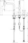 Hansgrohe Metris Select M71 2-Hole Single Lever Kitchen Mixer with Pull-Out Spray - Stainless Steel Finish