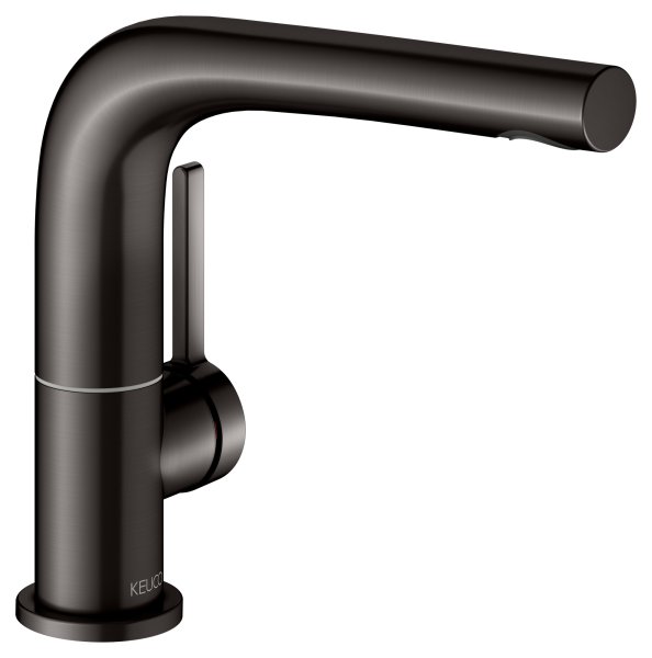 Keuco Edition 400 Single Lever Basin Mixer 150 Movable - Brushed Titanblack