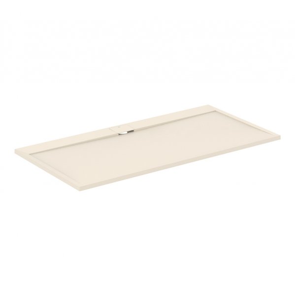 Ideal Standard i.life Ultra Flat S 2000 x 1000mm Rectangular Shower Tray with Waste - Sand