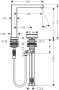 Hansgrohe Tecturis E 2-Hole Basin Mixer 150 Coolstart Ecosmart+ with Waste Set - Matt Black