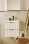Tavistock Cadence 600mm Wall-Mounted Vanity Unit - Fluted Matt White