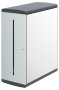 Keuco Collection Moll Paper Towel Dispenser with Right Hand Mirror Door - Chrome/Anthracite