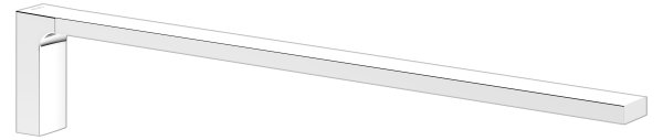 Keuco Edition 11 450mm Towel Holder - Chrome