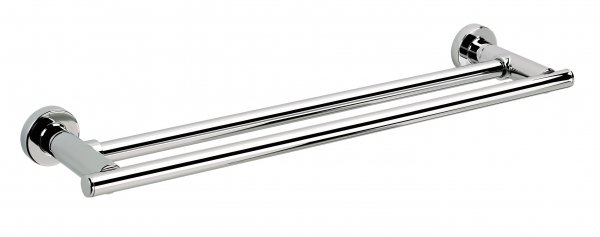 Origins Living 790mm Tecno Project Double Towel Rail - Chrome
