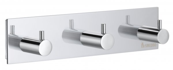 Smedbo Pool Triple Towel Hook - Chrome