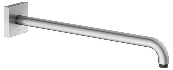 Keuco 450mm Wall-Mounted Shower Arm with Square Rosette Extension - Stainless Steel