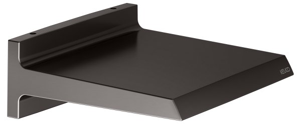 Keuco Waterfall Shower with Wall Union - Brushed Titanblack