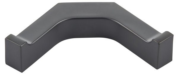 Keuco Edition 11 Double Robe Hook - Brushed Black / Chrome
