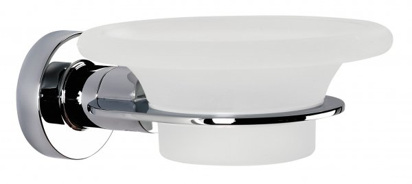 Origins Living Tecno Project Glass Soap Dish - Chrome