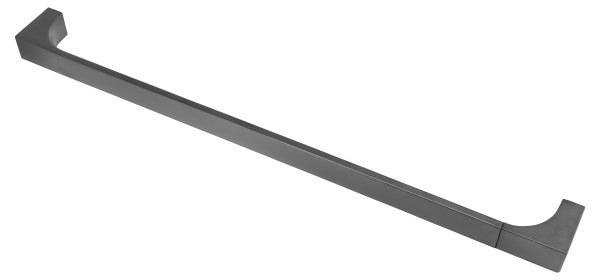 Keuco Edition 11 600mm Towel Rail - Brushed Black / Chrome