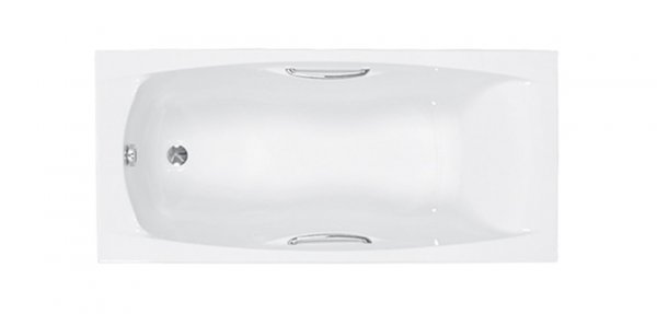 Carron Imperial TG SE 1675 x 700mm Carronite Bath with Grips