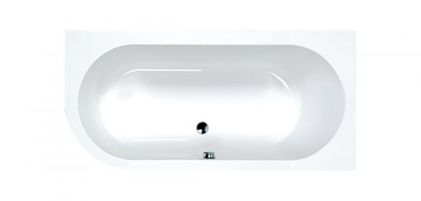 Carron Status 1600 x 725mm Left Hand Asymmetric Acrylic Bath