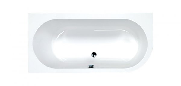 Carron Status 1700 x 725mm Right Hand Asymmetric Acrylic Bath
