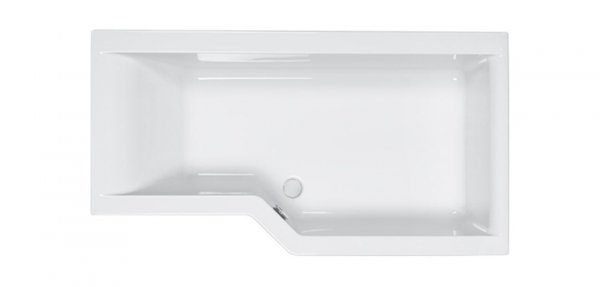 Carron Urban Edge Right Hand 1675 x 700/850mm Acrylic Shower Bath