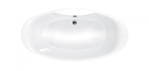 Carron Elysee 1800 x 900mm Carronite Freestanding Bath with Overflow & Waste
