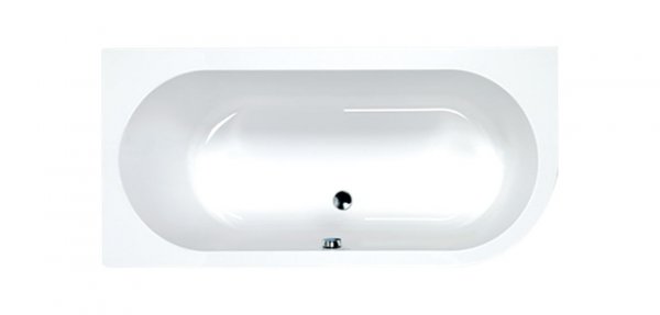 Carron Status 1700 x 800mm Right Hand Asymmetric Carronite Bath