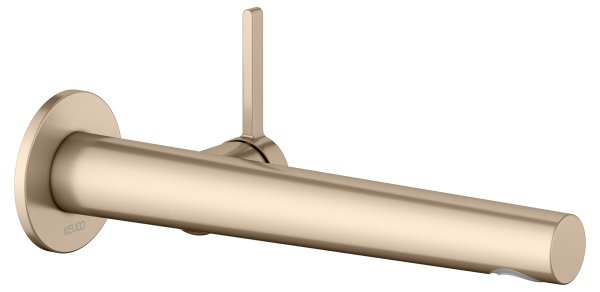 Keuco Edition 400 Single Lever Mixer Wall Mounted Extension 243mm - Brushed Bronze