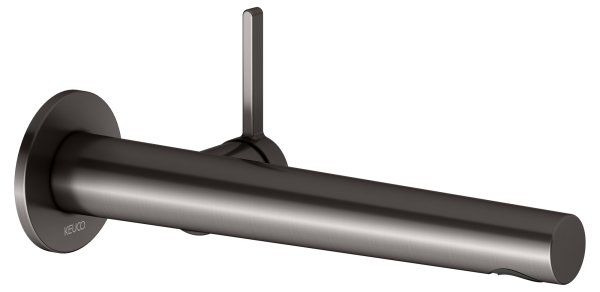 Keuco Edition 400 Single Lever Mixer Wall Mounted Extension 243mm - Brushed Titanblack