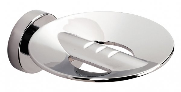 Origins Living Tecno Project Metal Soap Dish With Holes - Chrome