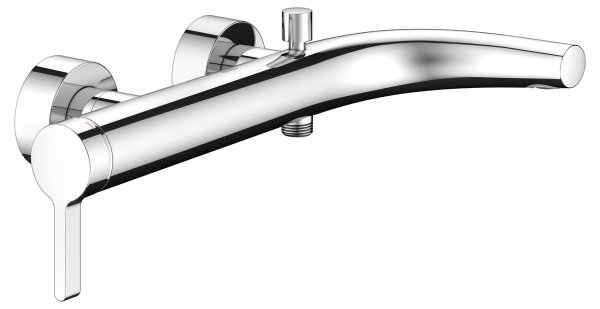 Keuco Edition 400 Bath Tub Mixer Dn 15 Wall-Mounted - Chrome
