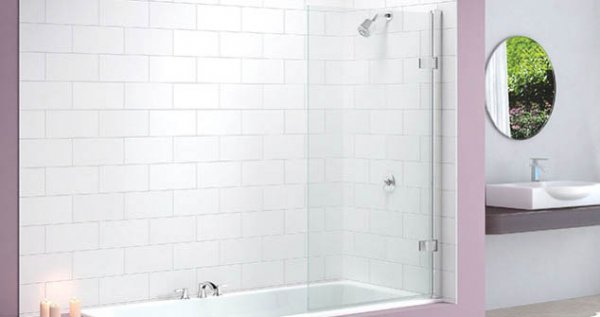 Merlyn Hinged Square Bath Screen MB6