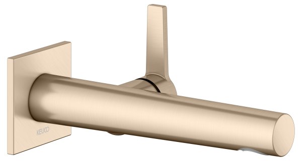 Keuco Edition 11 Single Lever Mixer for Wall Mounting Extension 197mm - Brushed Bronze
